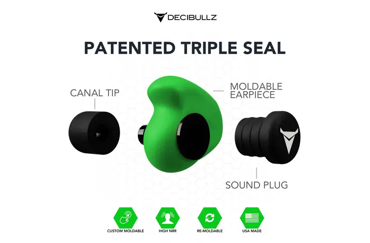 Decibullz Custom Molded Earplugs - view 50